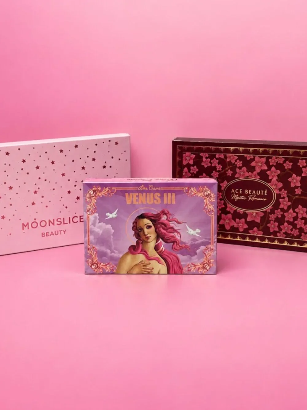 Lime Crime Venus III + Ace Beauté + Moonslice 3 Palette Set NEW 38 Shades